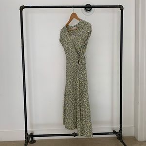 & Other Stories Midi Wrap Dress
